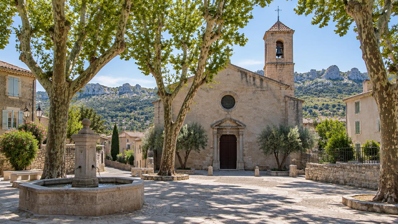 Place de l'église de Saint-Antoine